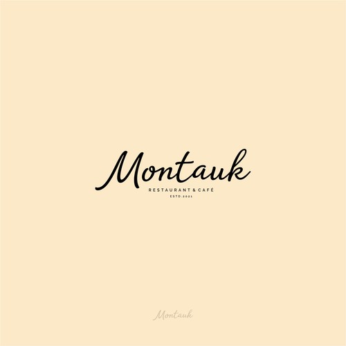 Montauk Logo Design by PalletDesign_