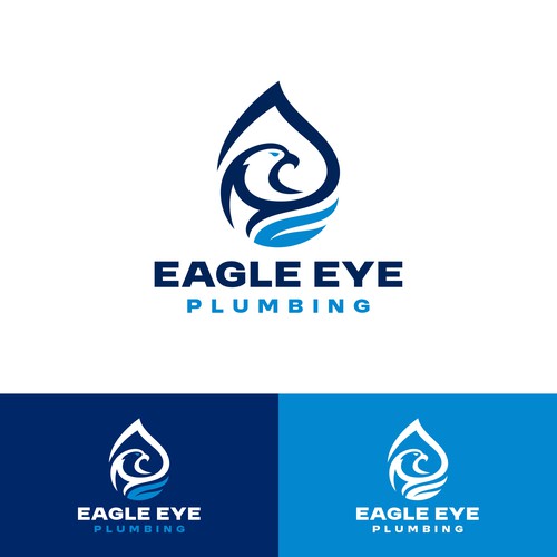 Eye catching and very marketable logo for plumbing company. The company name is Eagle Eye Plumbing Design by rzaltf