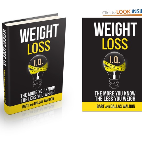 Design a creative and simple cover for weight loss book Design by IBSEG