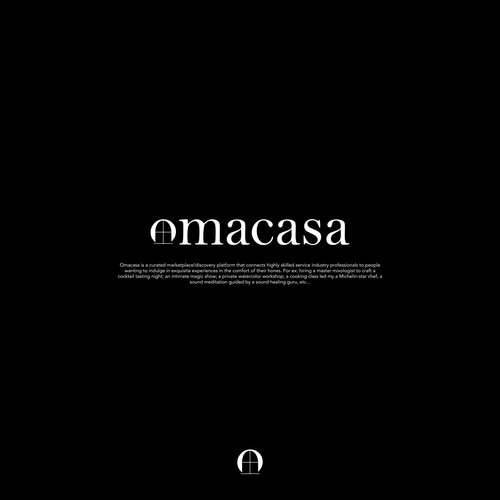 Design a minimalist logo for a curated home experiences app Design by PATIS