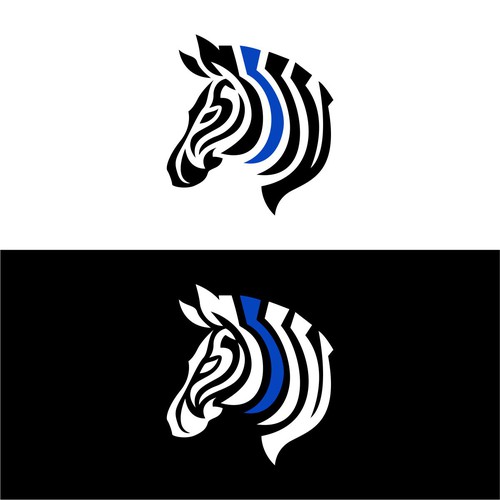 Edgy, Tough, Rugged, clothing Logo cleverly combining "Zebra" and "51" in a unique way. Design by Athar82