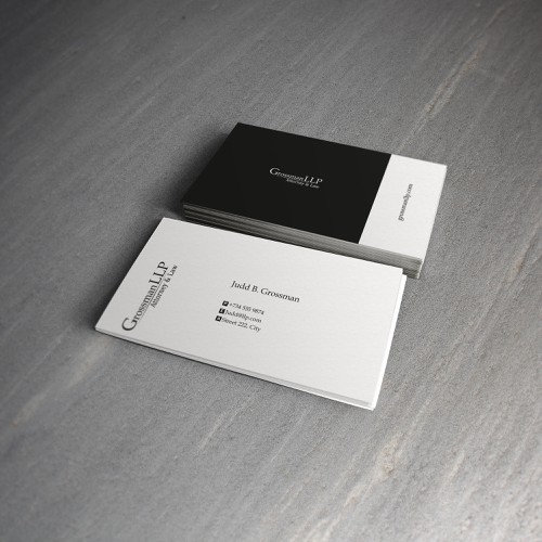 Help Grossman LLP with a new stationery デザイン by LukasPortfolio
