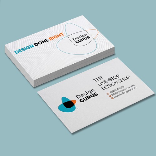 Business Card for DesignGurus.com Design réalisé par fastdesign86