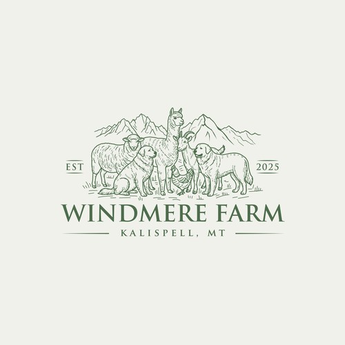 "Farmstead and Airbnb agrotourism logo" winning Product label