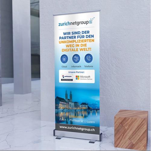 Designs | Rollup Banner Design for young tech company in the smb ...
