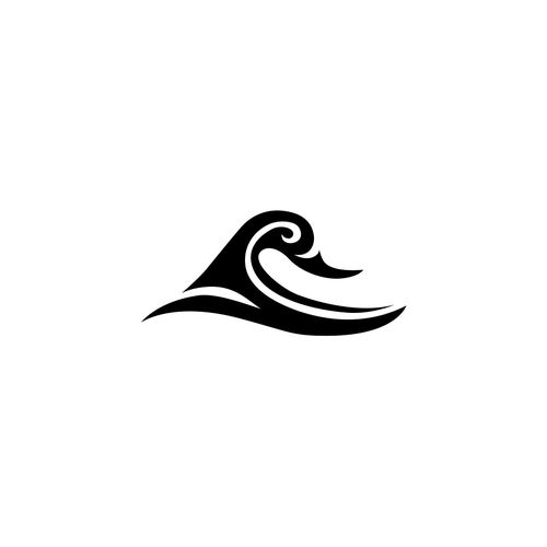 Coastal lifestyle brand featuring a mallard duck and wave, appeal to outdoor enthusiasts and surfers Design by Raz4rt