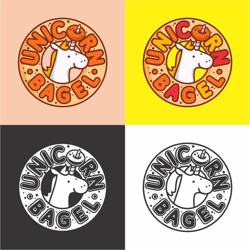 Design Fun logo for Unicorn Bagel