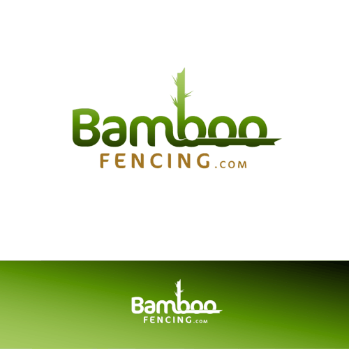 Logo for Bamboo Fencing.com Design by SimonMar