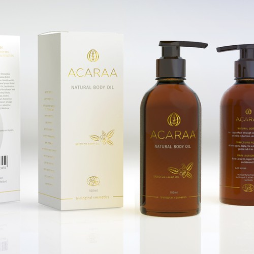 Creative Packaging Design for Natural Cosmetic Line Design by Floating Baron