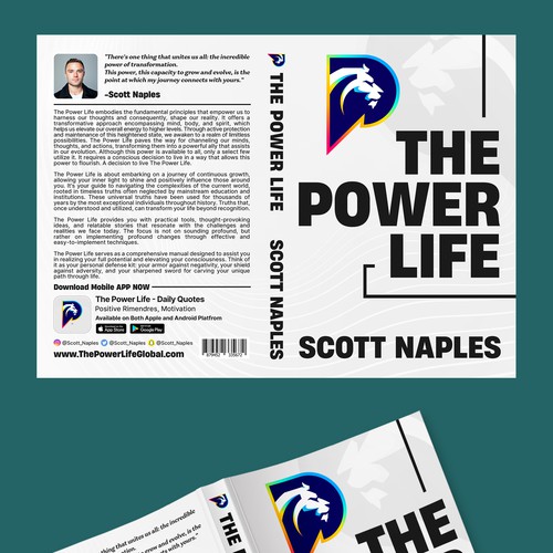 Innovative design for the cover of a best-seller book, encompassing front, back, and spine, for both Design by Azmya PROJ