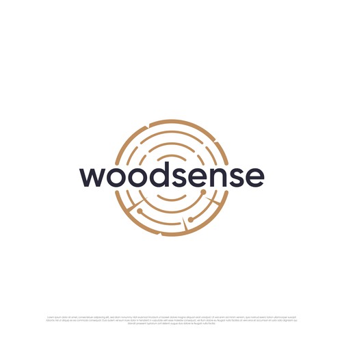 Sustainable tech logo needed for an IoT company working with wood construction Design by Lyna™