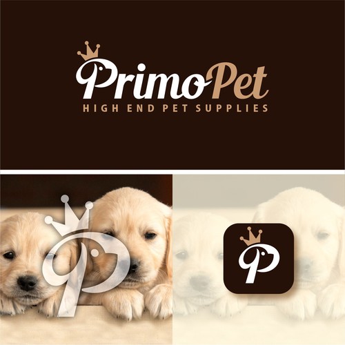 Design a logo for Primo Pet - a premium pet product brand. Diseño de PIK-NIK studio