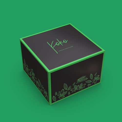 Design a folding chocolate box Design by — P R E M I U M —