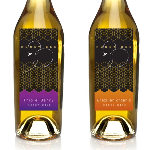 The Honey Bee Wine Company needs a new product label Product label