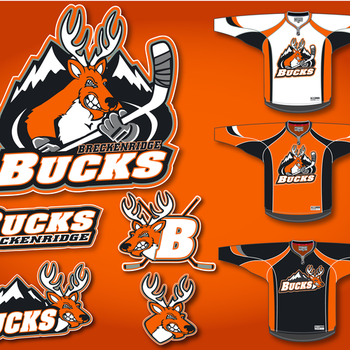 Breckenridge bucks semi professional ice hockey team, Logo design contest