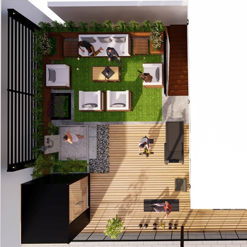 Ideation: Roof Top Terrace Design by Dsateli3r