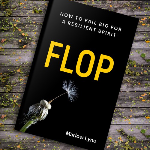 Design a book cover for a book called "FLOP" ! Design by Citrusbyte
