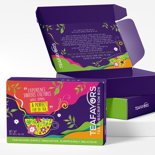 Need an eye-catching subscription box design, anyone who see the design would love to get it Réalisé par intanamir