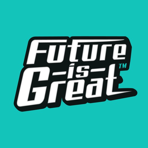 "Future Is Great" new optimistic, futuristic brand needs a stylized logo-ontwerp door Grapìkal