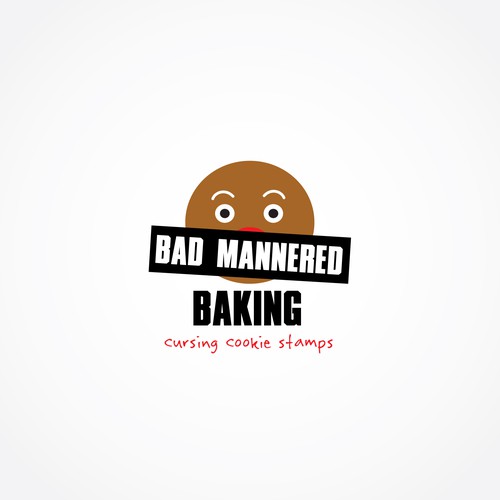 Need a fucking cool logo for Bad Mannered Baking - a swearing cookie stamp company Design by Moonlit Fox