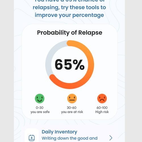Porn Addiction Recovery Tracking App Design by Ángel Arias