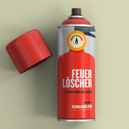Fire Extinguisher Spray Design Design by jimefelgueras