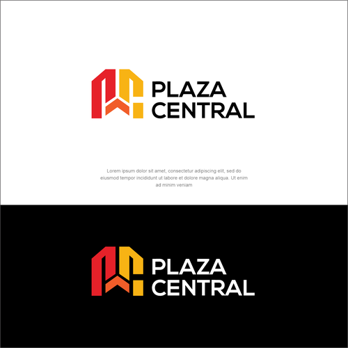 Logotipo Plaza Central Design by Elesense
