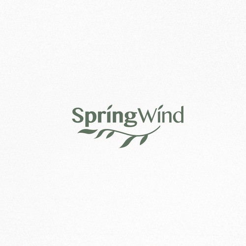 Spring Wind Logo Diseño de HikingToday - Camilo