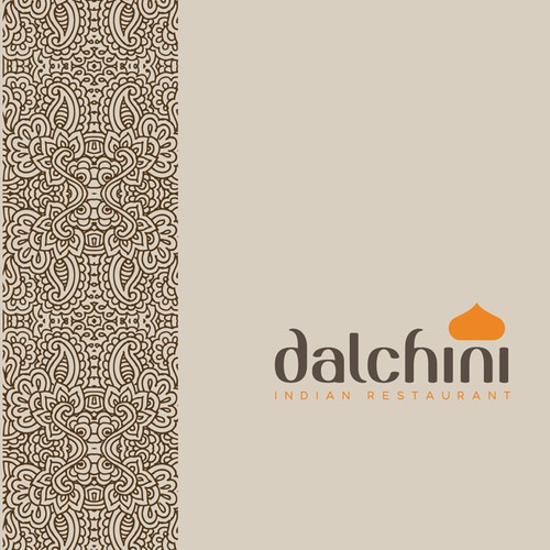 Create a modern folding book menu for an Indian restaurant Diseño de — P R E M I U M —