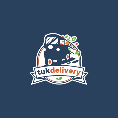 Delivery service for asian food and drinks (groceries) Design by naya89