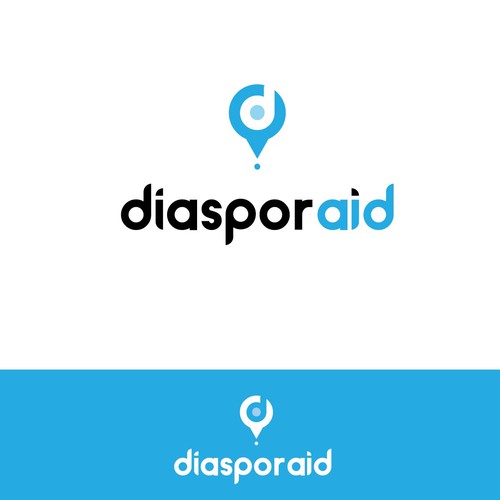 Design a powerful logo for diasporaid, an impact-oriented network/platform for expats Design by JosephA
