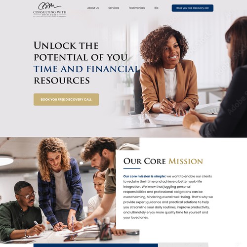 Transformative Business Consulting Website Design: Design by Askdigital
