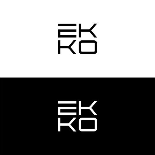 SIMPLE LOGO - ekko Letters then dm after Design by Athar82