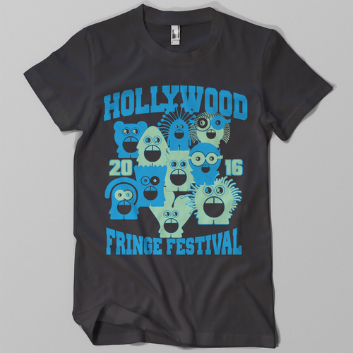The 2016 Hollywood Fringe Festival T-Shirt Diseño de Vrabac