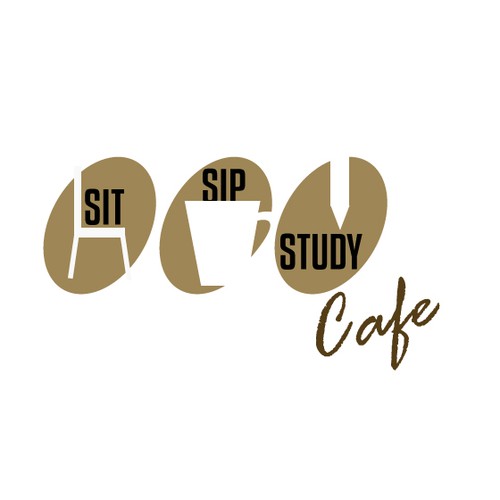 SIT SIP STUDY CAFE! NEW LOGO NEEDED ASAP! Design by LaurenDesign