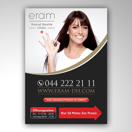 Create a eyecatching poster for a leading dental clinic. Design by FuturisticBug