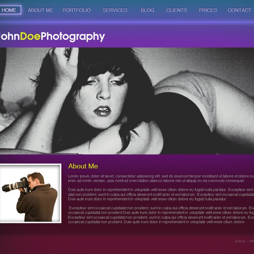 1-3 Page Website Template Design von Desain-bagus