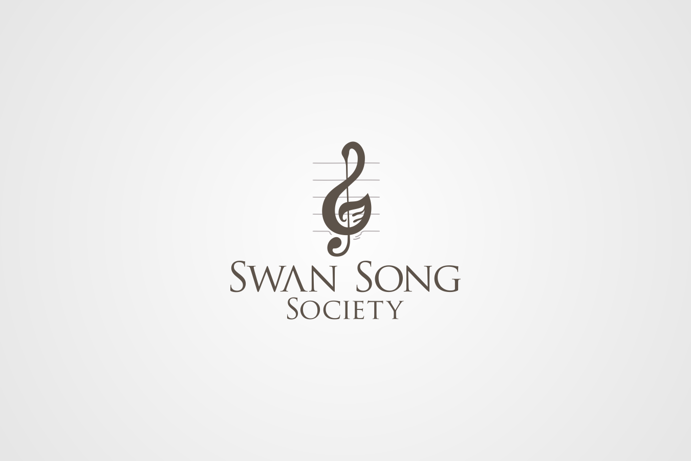 Swan logo with the title 'Swan Song Society (great open brief!)'