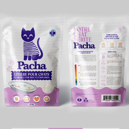 Cat Litter startup Minimalistic packaging - Contest Design by agooshe