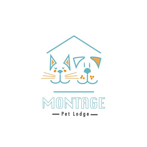 Pet hotel logo Design by SK_MUC