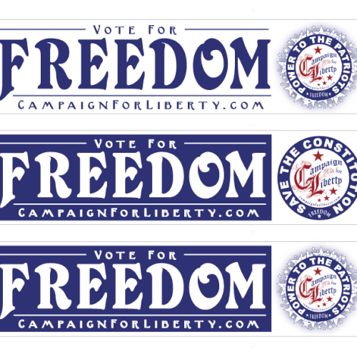 Campaign for Liberty Merchandise Design por mydesigner