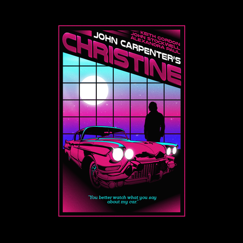 Create your own ‘80s-inspired movie poster! Design by Art9