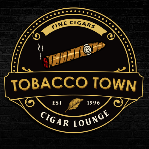 Cigar Lounge Logo Design and Identity Design by Agenciagraf