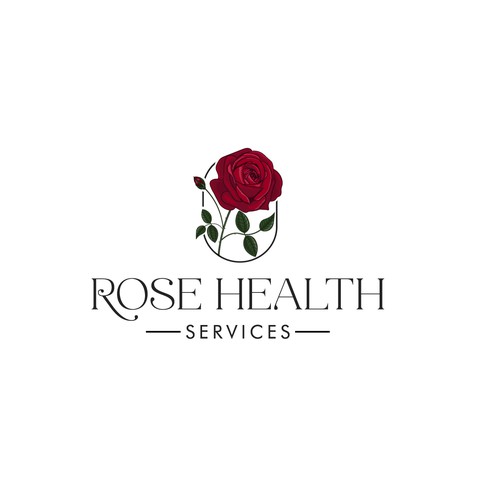 Design a classic and elegant rose logo for a health business Design by Betula♥️