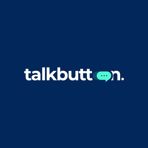 TalkButton - the AI Live Receptionist Has an Identity Crisis :) Diseño de Mr.CreativeLogo
