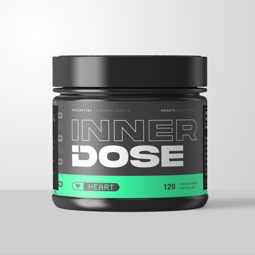 Minimal supplement bottle label design for male elite athletes Design by Mousers