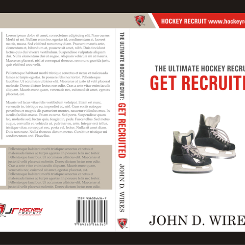 Book Cover for "The Ultimate Hockey Recruit" Design by ZaraBatool
