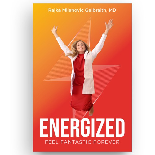 Design a New York Times Bestseller E-book and book cover for my book: Energized Design by MMQureshi