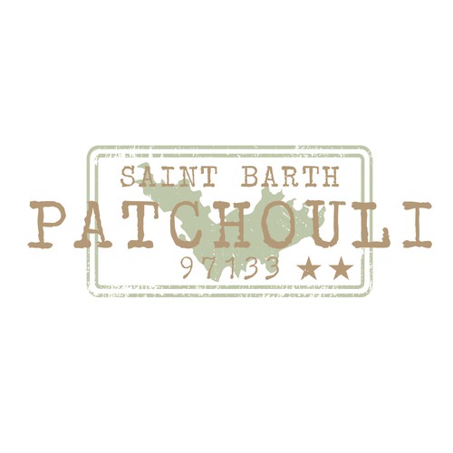 PATCHOULI ST BARTH Design by mow.logo