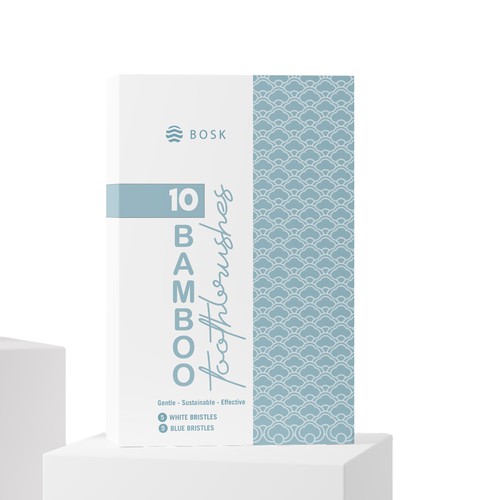 Design a feminine and minimalist packaging for a brand of sustainable oral care products Design by Budour A.